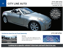 Tablet Screenshot of citylineusedcars.com